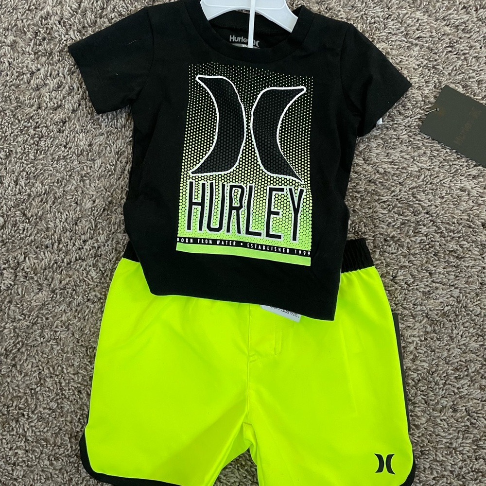 2 x Boys (18month) NWT Hurley outfits.
